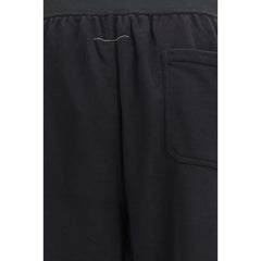 MM6 Black Cotton Athletic Pants