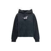 MM6 Black Cotton Sweatshirt