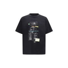 MM6 Black Cotton T-Shirt