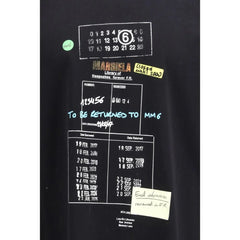 MM6 Black Cotton T-Shirt