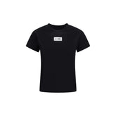 MM6 Black Cotton T-Shirt