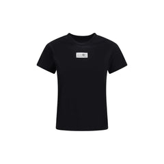 MM6 Black Cotton T-Shirt