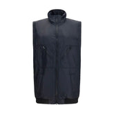 MM6 Black Polyamide Sleeveless Jacket