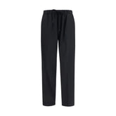 MM6 Black Polyester Casual Pants