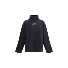 MM6 Black Polyester Sweatshirt - L