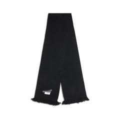 MM6 Black Wool Scarf