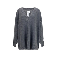 MM6 Gray Marabou Sweatshirt