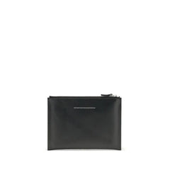 MM6 Leather Pouch - Clutch Bags