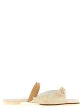 MM6 Maison Margiela Beige Cowhide Slides