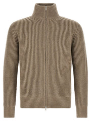 MM6 Maison Margiela Beige Wool Full-Length Jacket