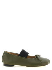 MM6 Maison Margiela Bicolor Lambskin Ballet Flats
