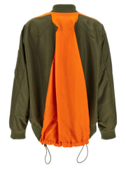 MM6 Maison Margiela Bicolor Polyamide Bomber - IT40
