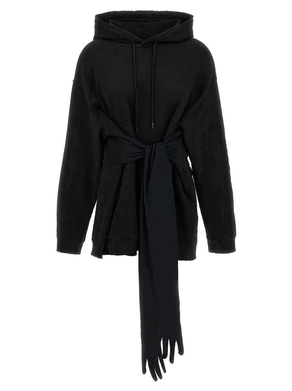 MM6 Maison Margiela Black Cotton Short Dress - S