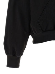MM6 Maison Margiela Black Cotton Sweatshirt