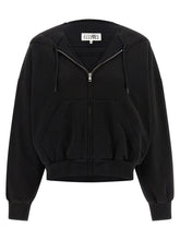 MM6 Maison Margiela Black Cotton Sweatshirt