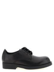 MM6 Maison Margiela Black Cowhide Oxfords And Derbies - EU 41 | US 8