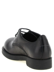 MM6 Maison Margiela Black Cowhide Oxfords And Derbies - EU 41 | US 8