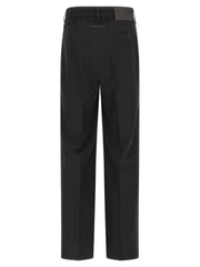 MM6 Maison Margiela Black Polyester Casual Pants - IT50 | L