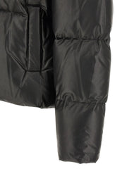 MM6 Maison Margiela Black Polyester Full-Length Jacket - 48 | M