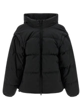 MM6 Maison Margiela Black Polyester Full-Length Jacket