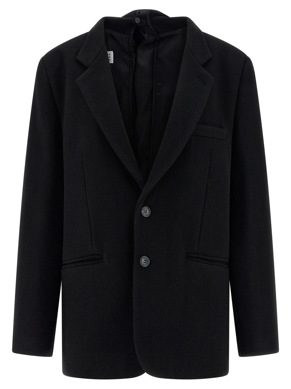 MM6 Maison Margiela Black Virgin Wool Blazer