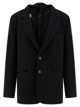 MM6 Maison Margiela Black Virgin Wool Blazer