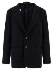 MM6 Maison Margiela Black Virgin Wool Blazer