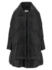 MM6 Maison Margiela Black Viscose Coat - S