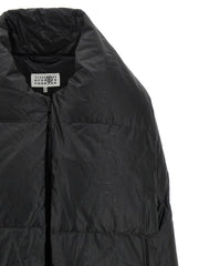 MM6 Maison Margiela Black Viscose Coat - S