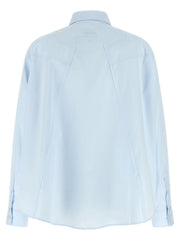 MM6 Maison Margiela Blue Cotton Blouse - IT42