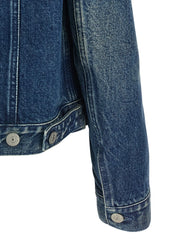 MM6 Maison Margiela Blue Cotton Denim Jacket