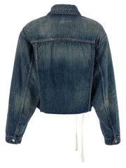 MM6 Maison Margiela Blue Cotton Denim Jacket