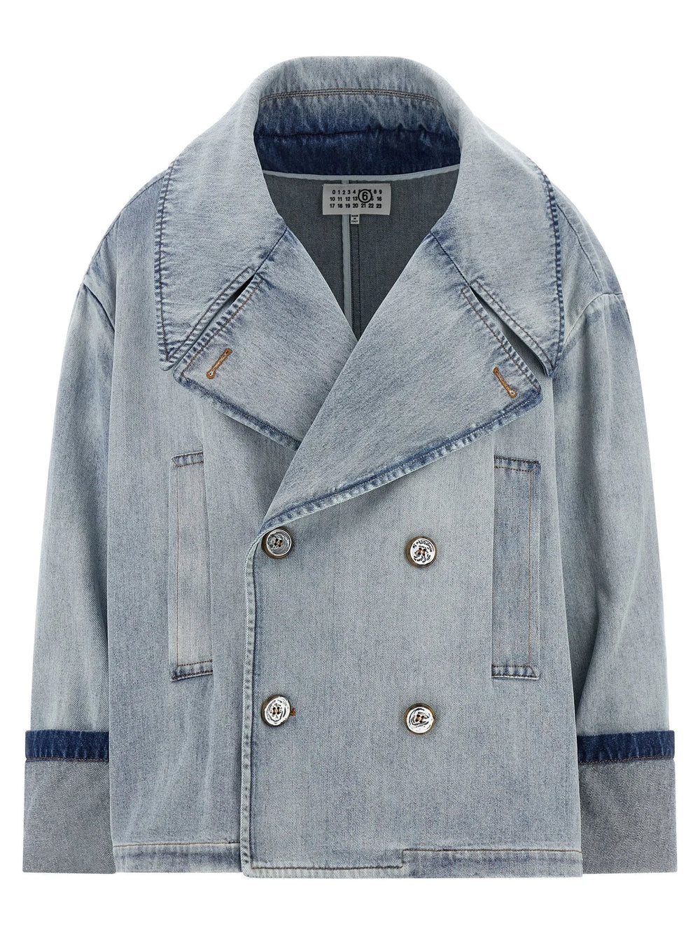 MM6 Maison Margiela Blue Cotton Denim Jacket - S