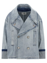 MM6 Maison Margiela Blue Cotton Denim Jacket - S