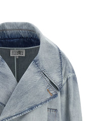 MM6 Maison Margiela Blue Cotton Denim Jacket - S