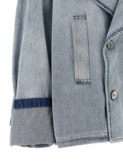 MM6 Maison Margiela Blue Cotton Denim Jacket - S