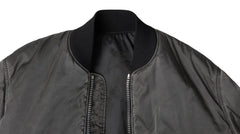 MM6 Maison Margiela Gray Bomber Zipper Pocket Sleeves Jacket - IT46 | S - Bomber Jackets