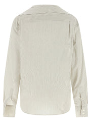 MM6 Maison Margiela Gray Cotton Blouse