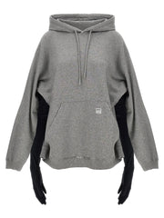 MM6 Maison Margiela Gray Cotton Short Dress - S
