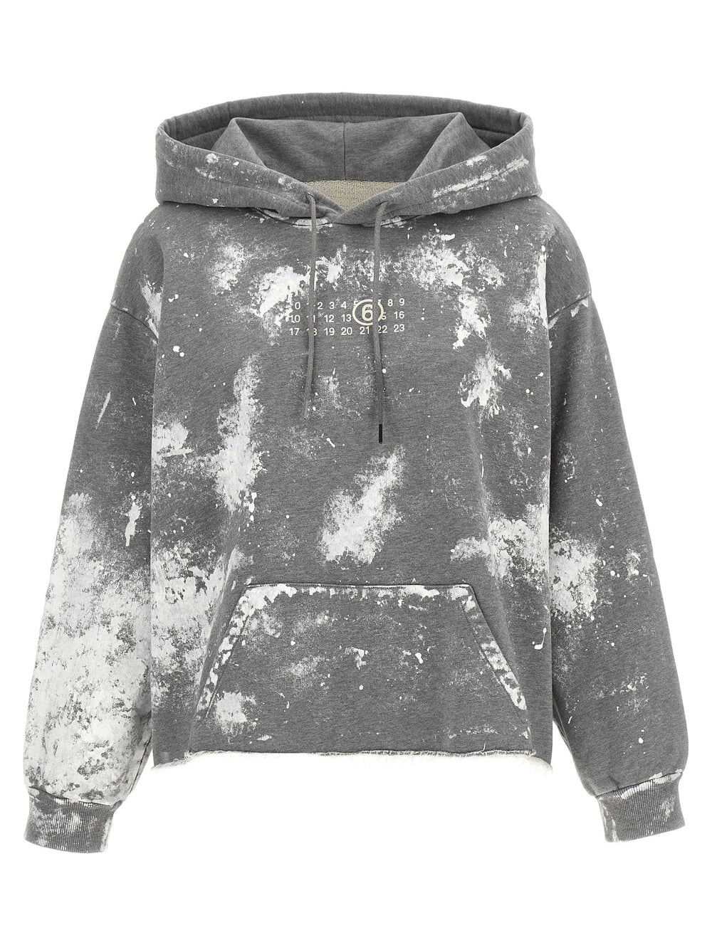 MM6 Maison Margiela Gray Cotton Sweatshirt