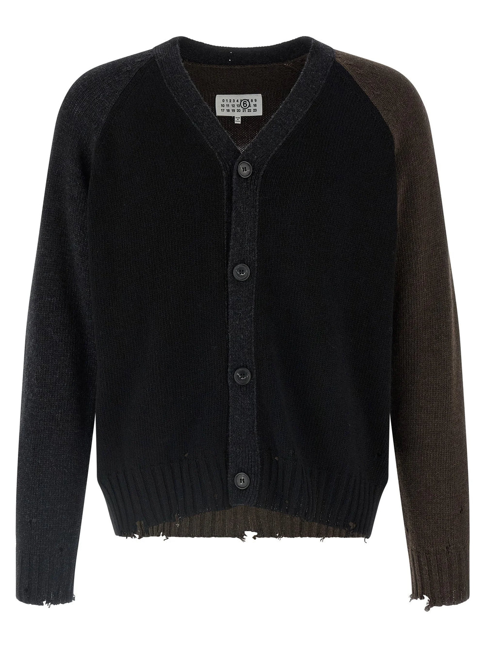 MM6 Maison Margiela Multicolor Wool Cardigan - L