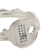 MM6 Maison Margiela Silver Brass Bracelet - 4