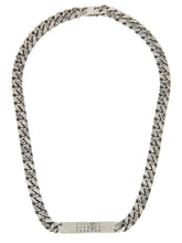 MM6 Maison Margiela Silver Brass Necklace - One Size