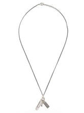 MM6 Maison Margiela Silver Brass Necklace - One Size