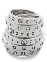 MM6 Maison Margiela Silver Brass Ring - M