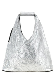 MM6 Maison Margiela Silver Polyethylene Tote Bag