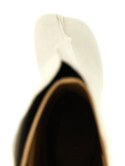 MM6 Maison Margiela White Cowhide Over The Knee - EU39/US9
