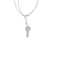 MM6 Silver Brass Necklace - One Size