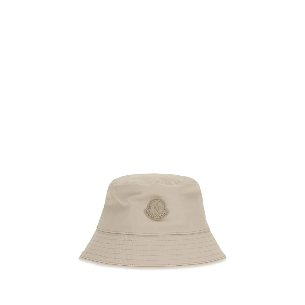Moncler Beige Cotton Bucket Hat - M