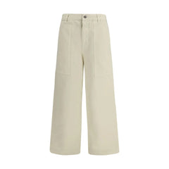 Moncler Beige Cotton Casual Pants